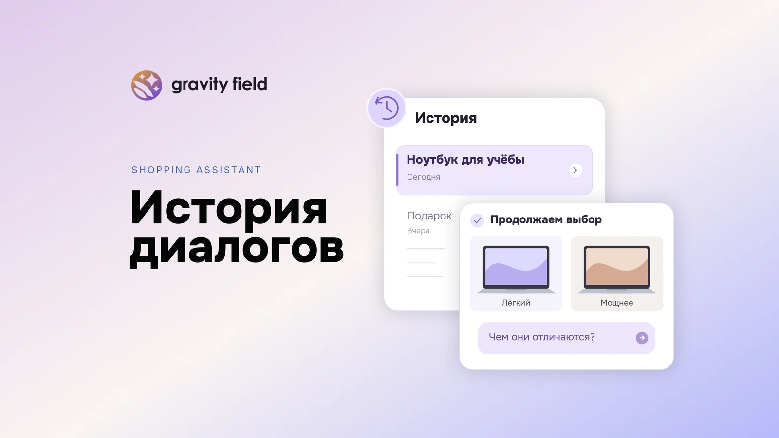 История диалогов Shopping Assistant