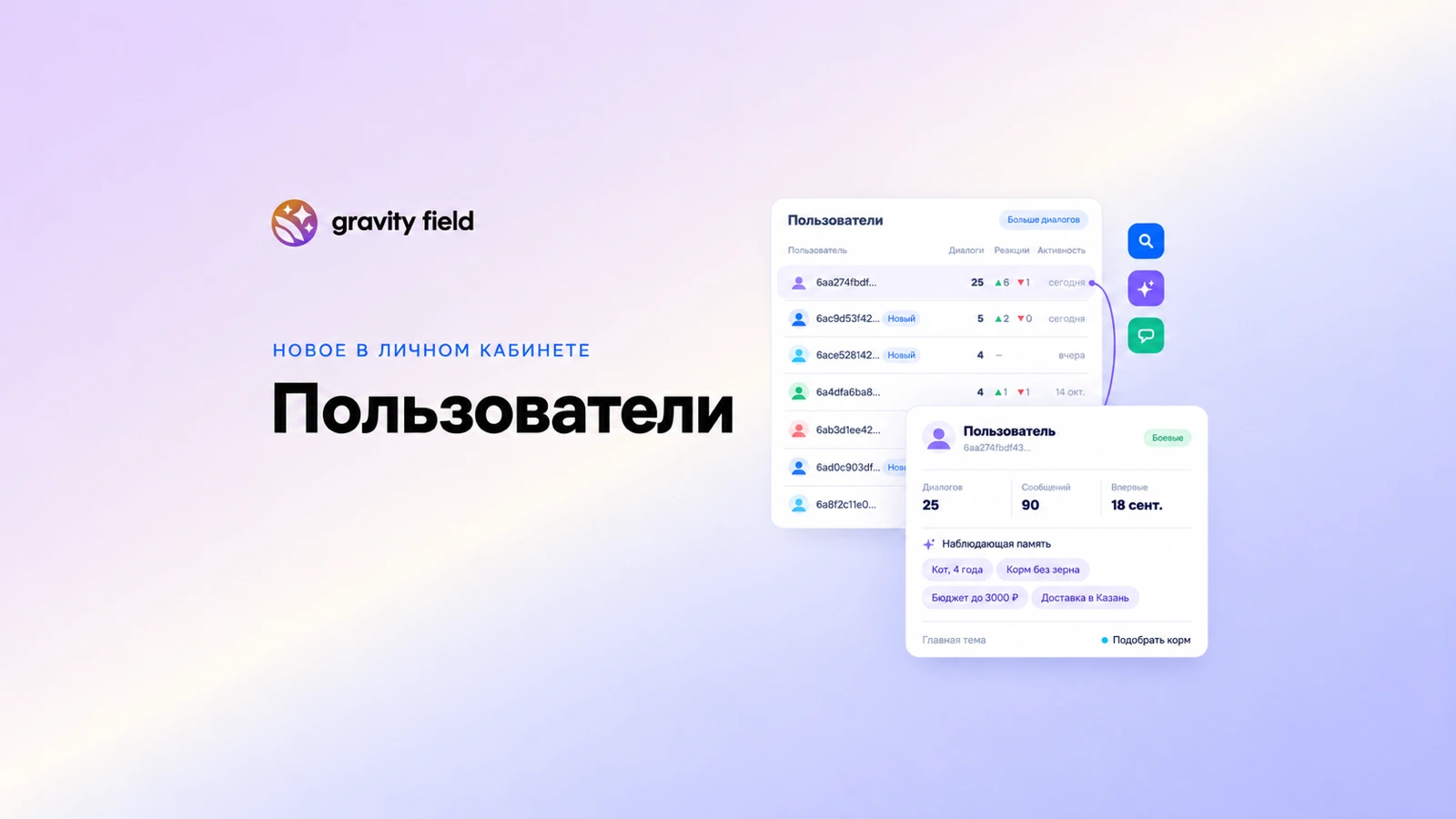 Новый раздел «Пользователи» в личном кабинете Shopping Assistant