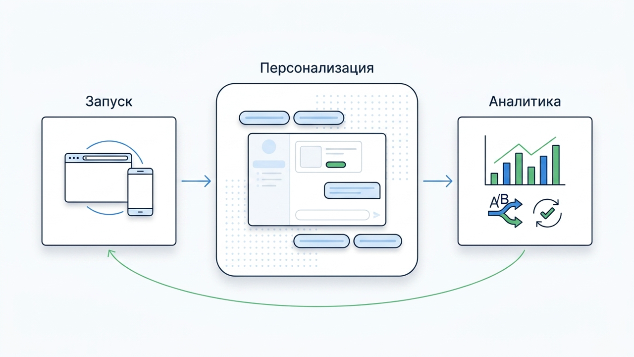 Gravity Field помогает запустить ассистента, персонализировать диалог и измерить результат